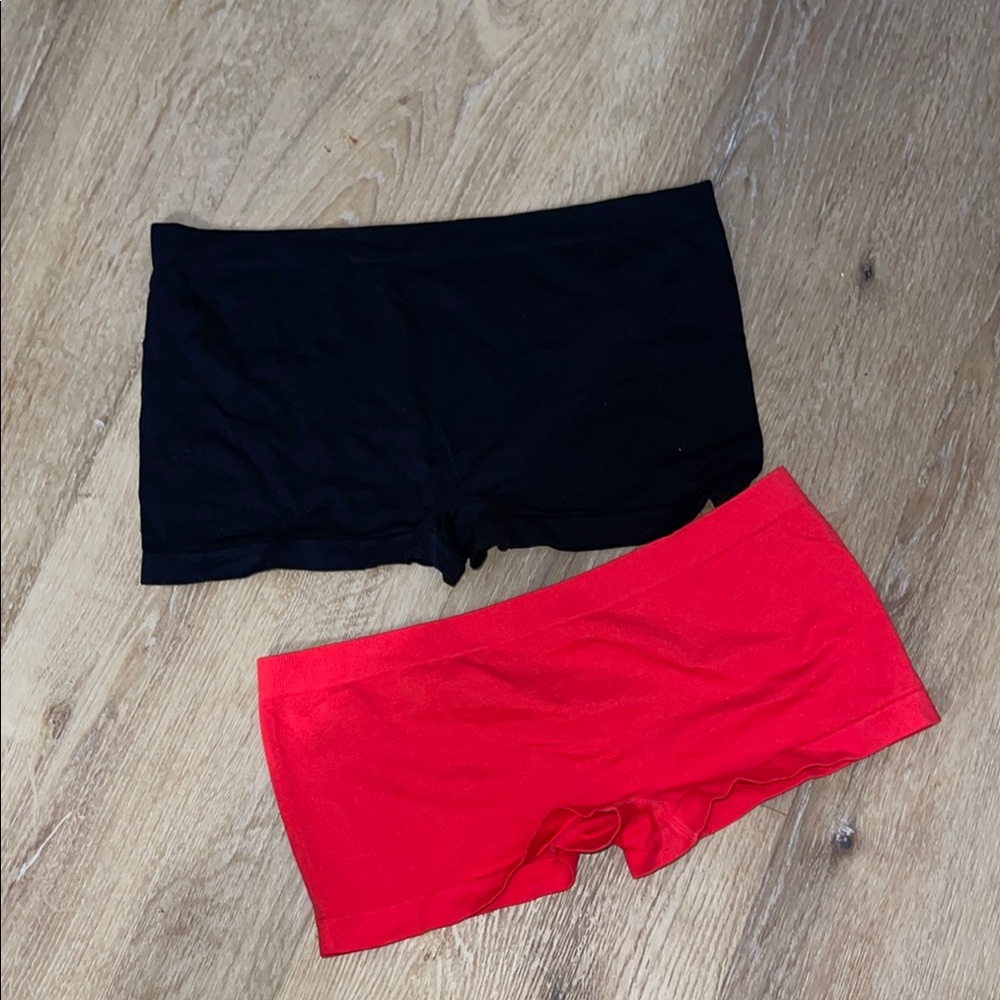 Marilyn Monroe Black and Red Panties Intimates